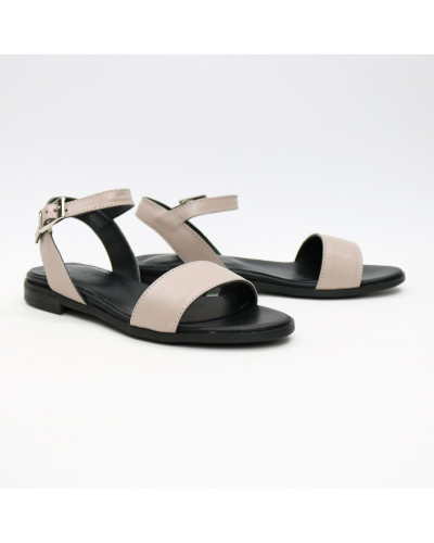 Босоніжки з бежевої шкіри Арт. 10-5/D100