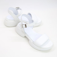 Босоніжки з білої шкіри Арт. 10-5/194