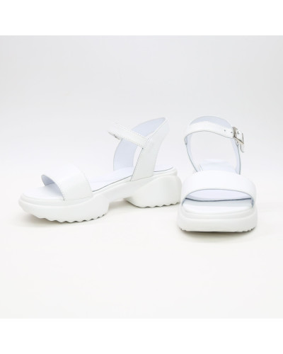 Босоніжки з білої шкіри Арт. 10-5/194