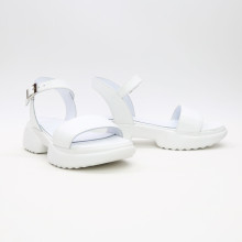 Босоніжки з білої шкіри Арт. 10-5/194