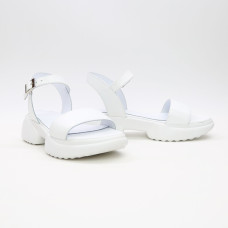 Босоніжки з білої шкіри Арт. 10-5/194