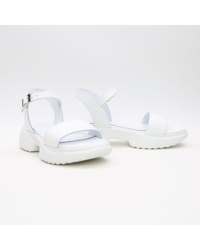 Босоніжки з білої шкіри Арт. 10-5/194