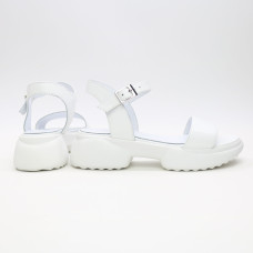 Босоніжки з білої шкіри Арт. 10-5/194