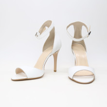 Босоніжки з білої шкіри Арт. 95-11/35