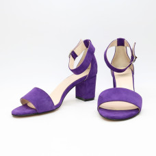 Босоніжки з фіолетового велюру Арт.: 615-3Ок