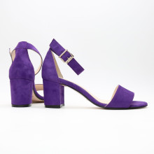 Босоніжки з фіолетового велюру Арт.: 615-3Ок