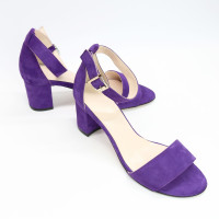 Босоніжки з фіолетового велюру Арт.: 615-3Ок