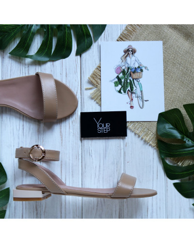 Босоножки из карамельной кожи Арт.: 06-2/33