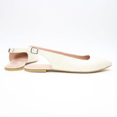 Слінгбеки з бежевої шкіри Арт.: 17-5