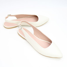 Слінгбеки з бежевої шкіри Арт.: 17-5