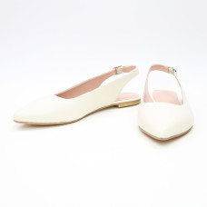 Слінгбеки з бежевої шкіри Арт.: 17-5