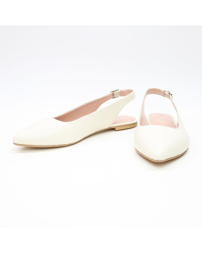 Слінгбеки з бежевої шкіри Арт.: 17-5