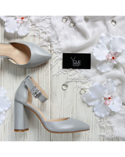 Босоніжки з шкіри на підборах Арт. 35-7/44Ок