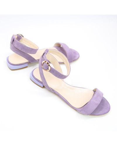 Босоножки из лиловой замши Арт.: 06-2/33