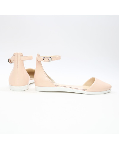 Босоножки из наплака цвета пудра Арт. 01-2VG