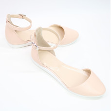 Босоножки из наплака цвета пудра Арт. 01-2VG