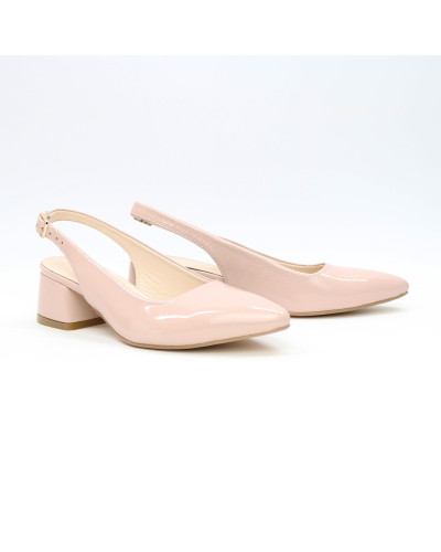 Лакові слінгбеки з гострим носом Арт. 457-3/53Ок