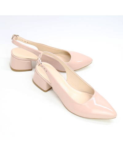 Лакові слінгбеки з гострим носом Арт. 457-3/53Ок