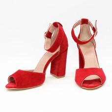 Босоніжки червоного кольору Арт. 95-6/44ОК