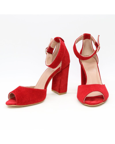 Босоніжки червоного кольору Арт. 95-6/44ОК