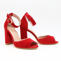 Босоніжки червоного кольору Арт. 95-6/44ОК