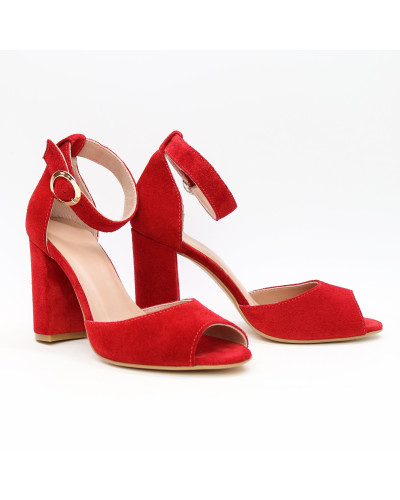 Босоніжки червоного кольору Арт. 95-6/44ОК