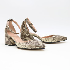 Босоніжки з принтом під змію Арт. 657-4/w324Ок