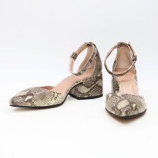 Босоніжки з принтом під змію Арт. 657-4/w324Ок