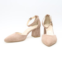 Бежеві босоніжки з гострим носом Арт. 657-4/47Ок