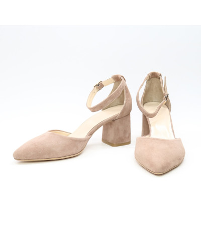 Бежеві босоніжки з гострим носом Арт. 657-4/47Ок