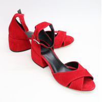 Босоніжки з велюру Арт. 605-10/w324Ок