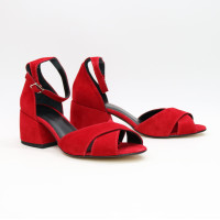 Босоніжки з велюру Арт. 605-10/w324Ок