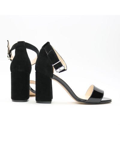 Босоніжки чорного кольору Арт. 853-3/48Ок