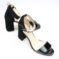 Босоніжки чорного кольору Арт. 853-3/48Ок