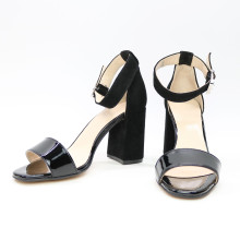 Босоніжки чорного кольору Арт. 853-3/48Ок