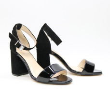 Босоніжки чорного кольору Арт. 853-3/48Ок