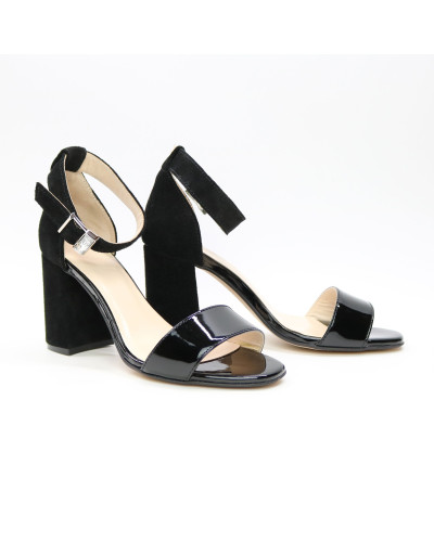 Босоніжки чорного кольору Арт. 853-3/48Ок