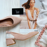 Замшеві слінгбеки Арт. 457-3/53Ок