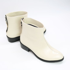 Ботинки из бежевого наплака Арт. 306-6(б/ф)