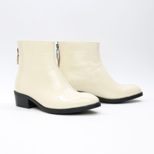 Ботинки из бежевого наплака Арт. 306-6(б/ф)