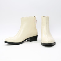 Ботинки из бежевого наплака Арт. 306-6(б/ф)