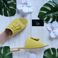 Шльопанці жовтого кольору Арт. 10-30/33