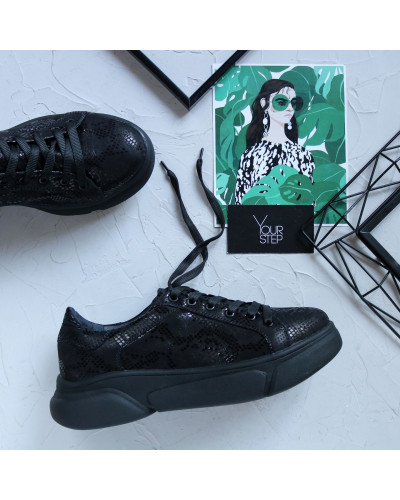 Кеди чорного кольору Арт. 15-6/187