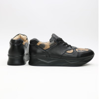 Кросівки із чорної шкіри Арт. 15-2 ДОП*