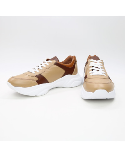 Кросівки з карамельної шкіри Арт. Т-3/21913