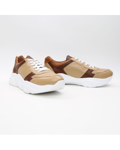 Кросівки з карамельної шкіри Арт. Т-3/21913