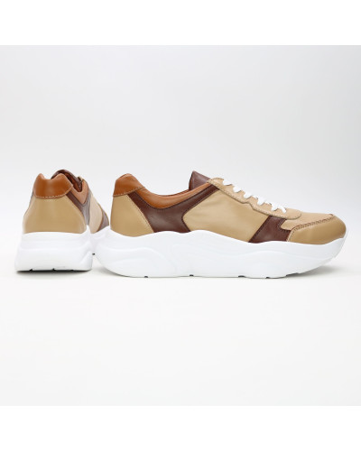 Кросівки з карамельної шкіри Арт. Т-3/21913