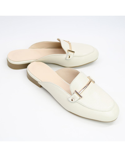 Бежеві лакові мюлі Арт. 156-2/33-2578