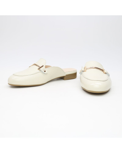 Бежеві лакові мюлі Арт. 156-2/33-2578