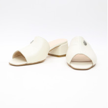 Бежеві мюлі на підборах Арт. 456-2/53Ок